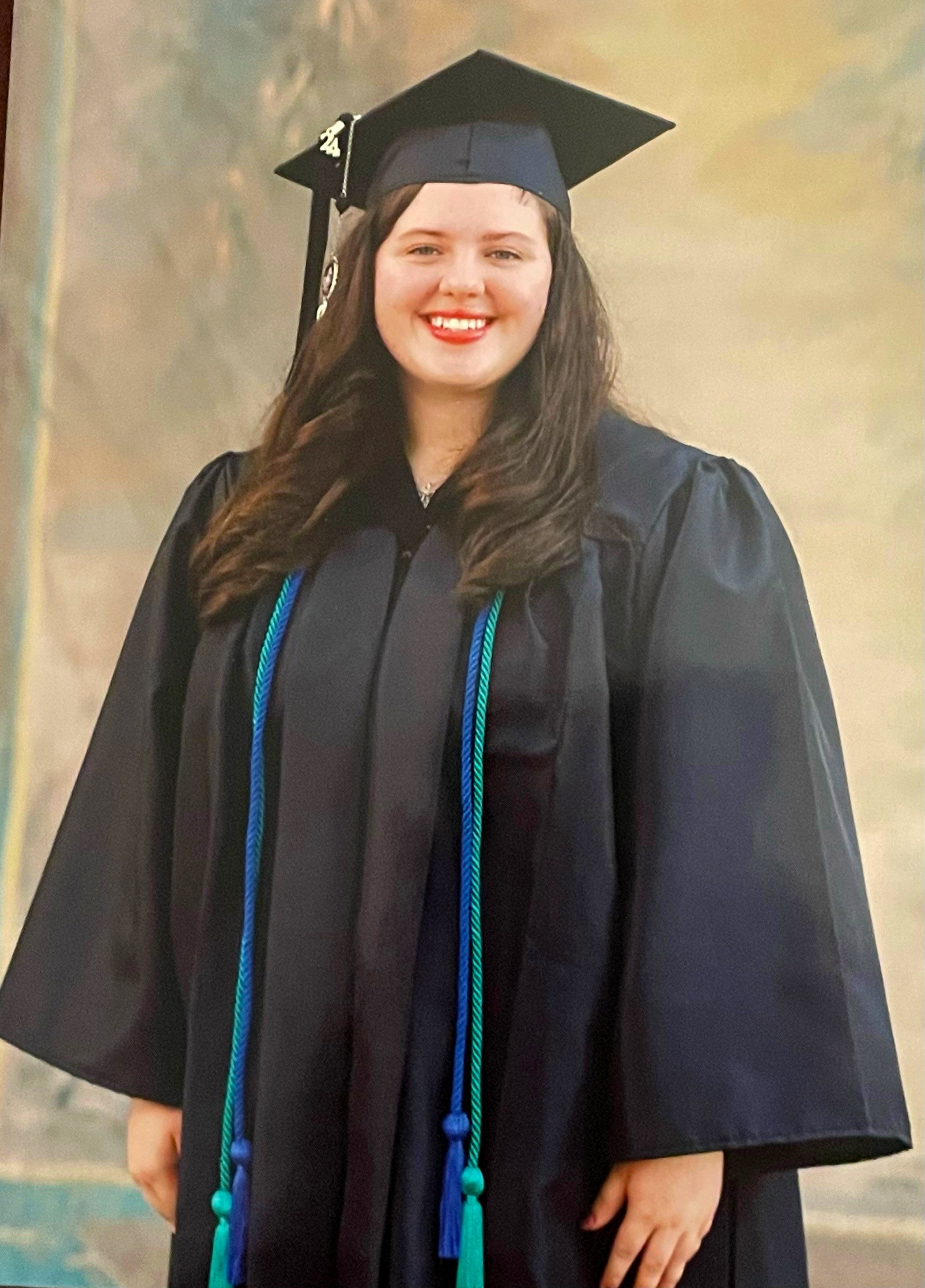 Elizabeth Foldes earned her HSE diploma at GNTC in spring 2024.