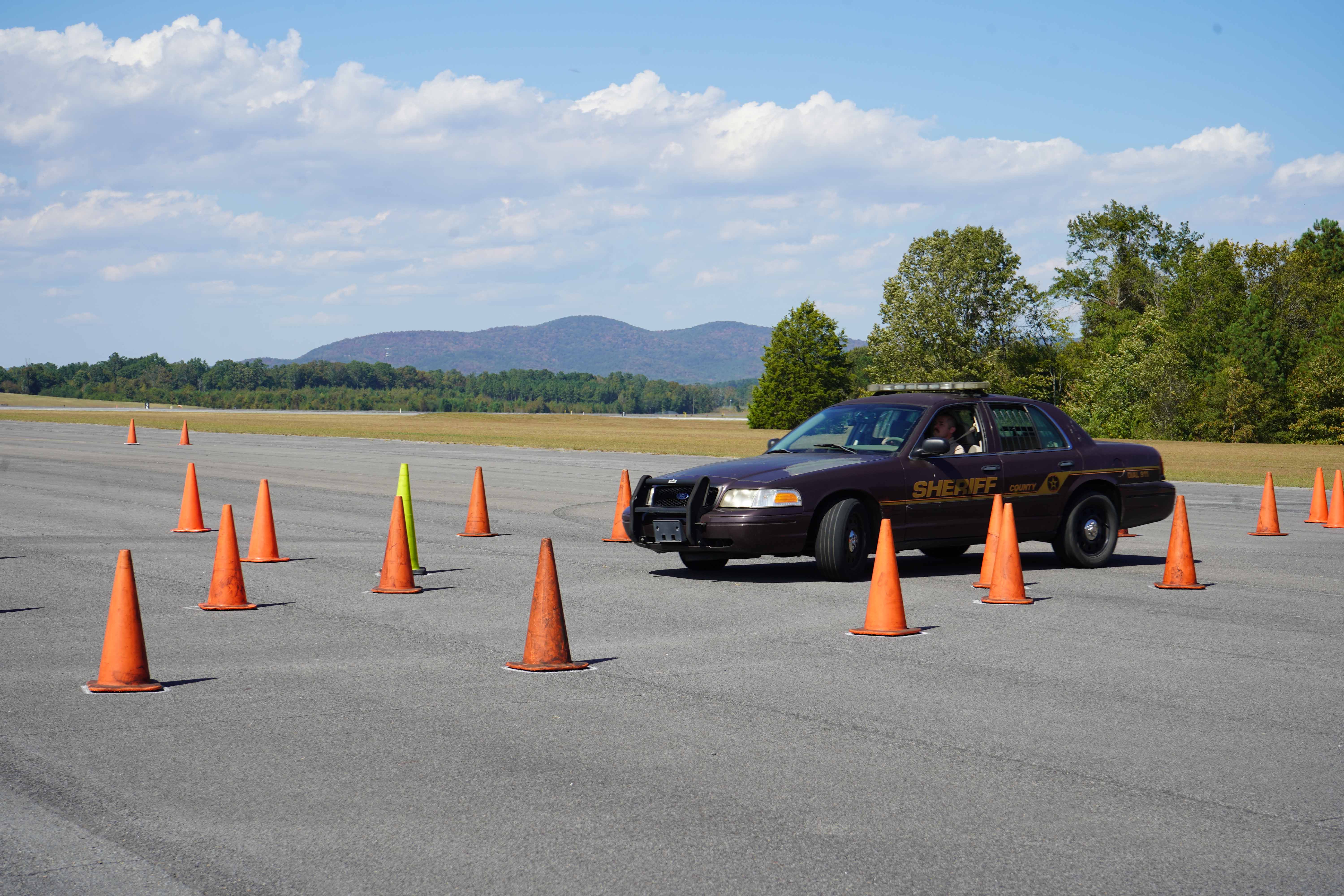 EVOC (Emergency Vehicle Operations Course) is part of the hands-on training students receive in GNTC’s Basic Post Certification program.