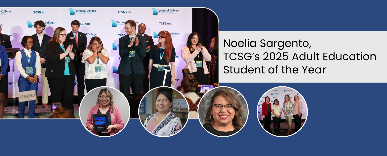 Noelia Sargento named TCSG’s 2025 Adult Education Student of the Year